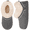 Gray, variant on Women's Cozy Bootie Slippers Memory Foam Warm House Shoes with Fluffy Collar Non-Slip Indoor Outdoor