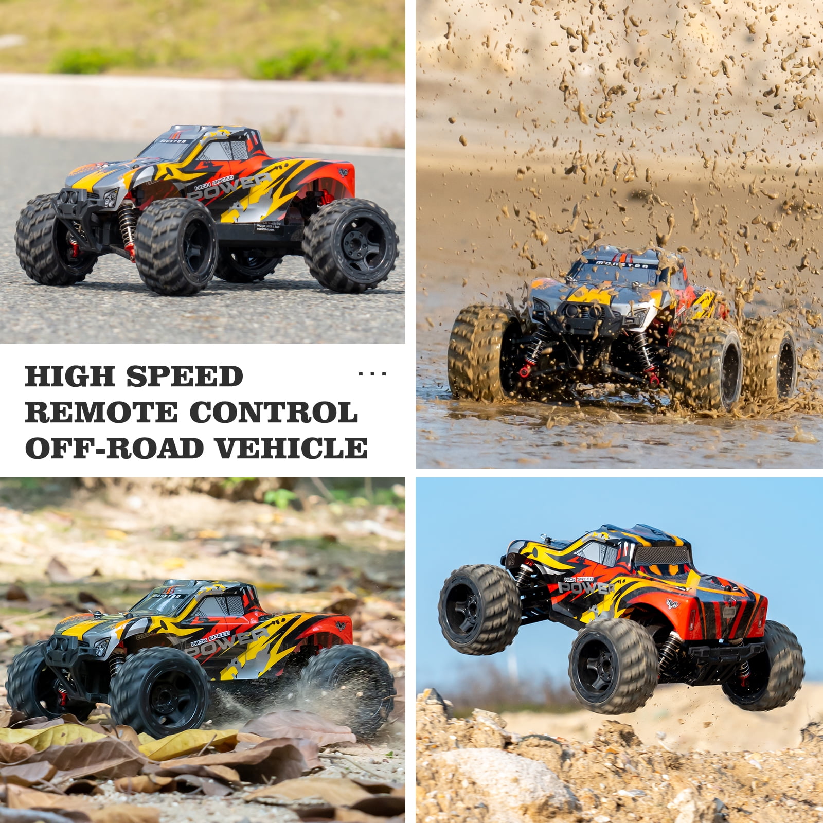 Force RC 1/8 Epidemic 4WD Monster Truck Brushless RTR