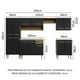 thumbnail image 3 of Cocina Integral Madesa 293cm Con Tarja Emilly, 3 of 10