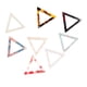 thumbnail image 4 of 8 Piezas Matemáticas Hueco Triángulo Colgante Acetato Acrílico Artesanía DIY Salvador Triángulo colgante, 4 of 10