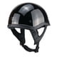 thumbnail image 4 of Wosthever Casco de motocicleta Universal portátil de estilo Vintage para mujer y hombre, cascos de media cara para Scooter, protección para la Ciclismo Negro brillante XXL, 4 of 6
