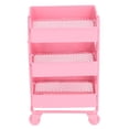 thumbnail image 1 of Estante para carrito de casa de muñecas, almacenamiento de 3 niveles para casa de muñecas, estante de almacenamiento para casa de muñecas, decoración elegante y moderna, 1 of 8