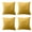 Light Yellow, variant on Cterwk 4 Pack Throw Pillow Covers Decorative Square Solid Thick Super Soft Velvet Cushion Case for Sofa Couch Living Room Office, 16 x 16inch