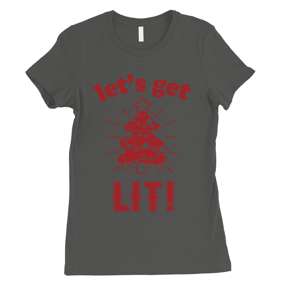 Ladies V-neck Christmas is Coming T-Shirt Game of Thrones Tee T Shirt X-mas Gift 