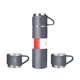 thumbnail image 1 of Taza aislada Botella termo aislada de 500L con 2 tazas adicionales Taza de viaje de café de acero inoxidable Vaso de café a prueba de fugas Taza deportiva para bebidas frías y calientes Eccomum  Taza aislada, 1 of 7