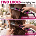 thumbnail image 5 of Suproot® Hair Straightener Flat Iron, 2 in 1 Ceramic Flat Iron for Hair Straightening and Curling, Infrared Hair Straightener with Negative Ions, Adjustable Temperature, Dual Voltage Hair Styling Too, 5 of 7