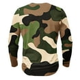 thumbnail image 4 of Dagegui Men's Camo Henley Shirts Long Sleeve Crewneck Button Shirt Big and Tall Camouflage Athletic Tees Fall Outdoor Hiking Camping Tops Yellow XL, 4 of 4