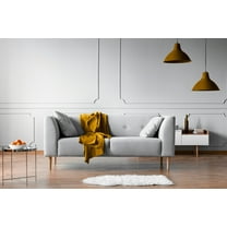 Imperial Home 50” x 60” Soft Fleece Throw Blankets Mustard Yellow 12 Pack