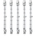 thumbnail image 1 of 5 Pcs Dimmable R7s 118mm 300w Halogen Pencil Bulb Ac 220-240v 3100lm Linear Halogen Floodlight For Landscape Lighting, Security, Street Light, 1 of 5