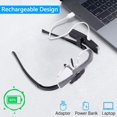 thumbnail image 3 of Lupa con diadema NQ LED recargable con 3 lentes desmontables, 3 of 5