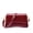 Wine Red, variant on Genuine Leather Shoulder Bag for Women, Fashion Designer Style Handbag, Woven Purse Crossbody