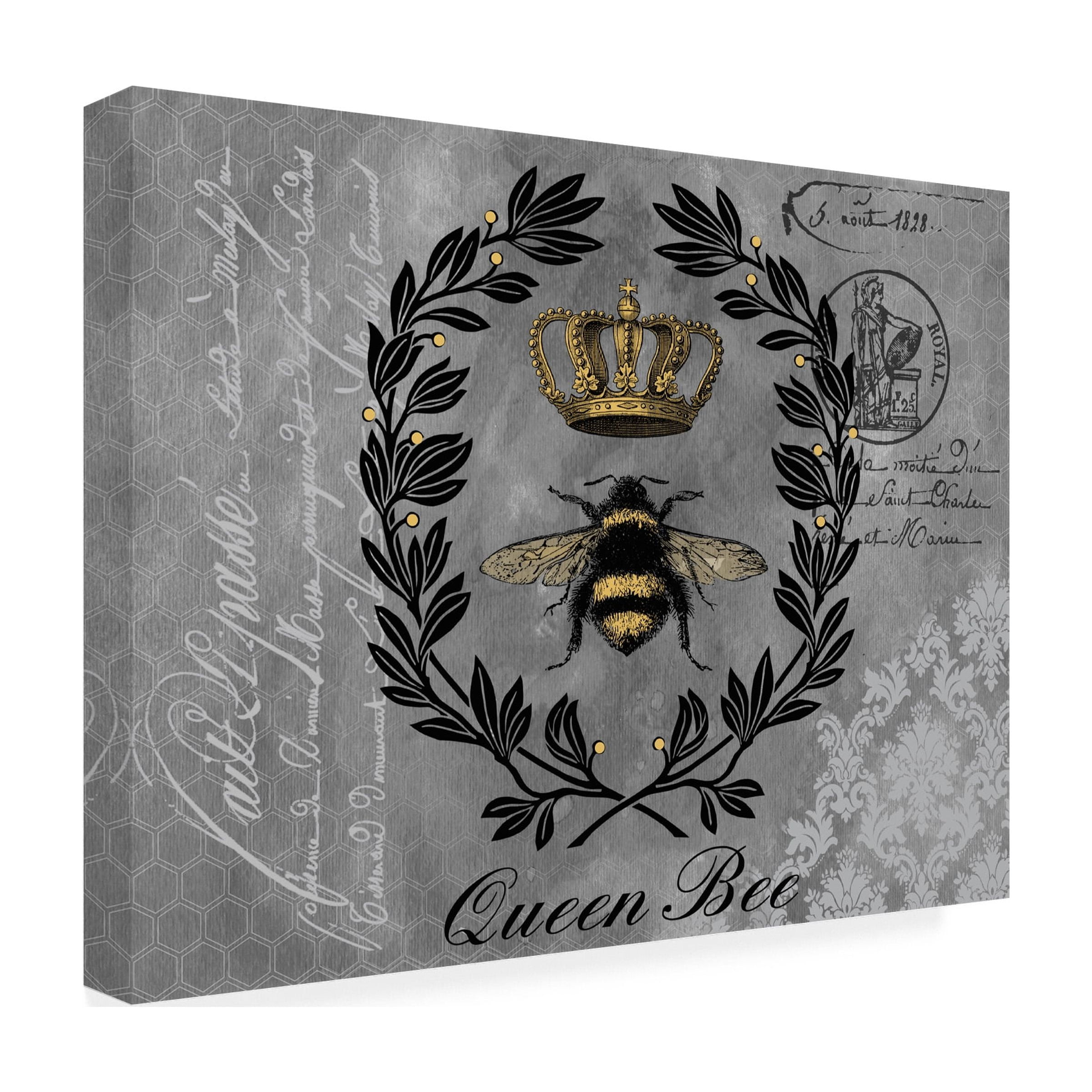 Trademark Fine Art 'Queen Bee 2' Canvas Art by Jean Plout