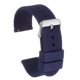 thumbnail image 1 of Correa de reloj de silicona Uxcell de 20 mm, correa de reloj de goma con hebilla de acero inoxidable electrochapado para hombres y mujeres, azul oscuro, 1 of 7