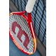 thumbnail image 3 of Raqueta de tenis recreativa Wilson US Open 21 para jóvenes y jóvenes, roja y amarilla, 3 of 5