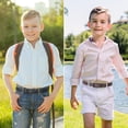 thumbnail image 5 of AWAYTR Reversible Kids Belts for Boys - Black and Brown Leather Belt for School Uniform Casual Jeans, 5 of 14