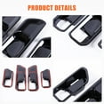 thumbnail image 7 of TINKI Inner Door Handle Bowl Cover Trim Compatible with Toyota Land Cruiser Prado 250 J250 LC250 2024 2025,  Interior Accessories 4Pcs, 7 of 7