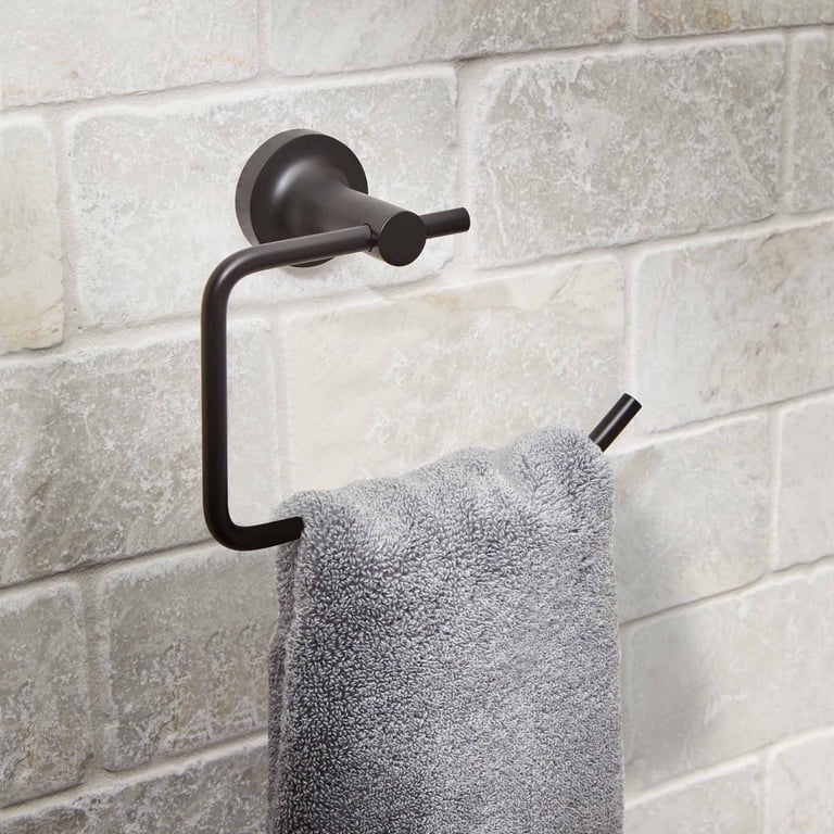Clean Modern Toilet Paper Holder, Matte Black photo 6