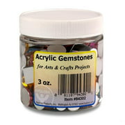 Hygloss Products HYG94302-3 3 oz Acrylic Gemstones - Pack of 3