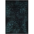 thumbnail image 3 of SAFAVIEH Adirondack Wyatt Traditional Distressed Area Rug, Black/Teal, 6' x 9' - Transitional Modern Design, Black & Teal, Ideal for Living Room, Bedroom, Dining Space, 3 of 13