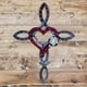 thumbnail image 5 of Herradura con corazón, metal, pared, patio exterior, decoración para el hogar, 5 of 7