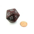 thumbnail image 3 of Silver Volcano Speckled Die with Silver Numbers D20 34mm (1.34in) Pack of 1 Chessex, 3 of 3
