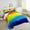 Multicolour, variant on Erosebridal Aesthetic Grey White Comforter Sets, Contemporary Watercolor Comforters & Duvets, Reversible 2-Piece