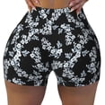 thumbnail image 2 of Fotbe Flower Shorts Sin Costuras – Shorts Deportivos de Cintura Alta para Mujer, Elásticos para Gimnasio, Yoga, Running o Ciclismo-Large, 2 of 8