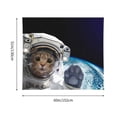 thumbnail image 5 of Daiia Cat Astronaut Pattern Tapestry 60x51 Inches Wall Hanging Tapestry Artistic Wall Hanging Bedroom Wall Decor Living Room Tapestry Dorm Room Decor, 5 of 9
