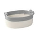 thumbnail image 4 of Cesta de cuerda de algodón Cesta de almacenamiento de artículos diversos de escritorio Cesta de maquillaje Cesta debajo del estante Cesta para kits de Gris, 4 of 9