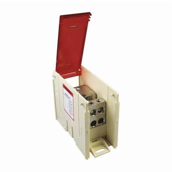 Burndy Power Distribution Block Cover,4.50 in.L BDBMCSCOVER