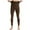 Coffee, variant on JIUKE Leggings for Men High Waist Long Johns Bottoms Thermal Underwear Slim Fitted Stretchy Warm Pants