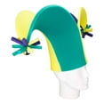 thumbnail image 2 of Mardi Gras 2 Colors Jester Hat -Mardi Gras Outfit - New Orleans Party Hat - Festival Outfit Hat - Mardi Gras Costume - Fat Tuesday Hat, 2 of 4