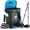 Blue Trash Can with Rake & Pooper Scooper, variant on Dog Poop Trash Can Outside, 20L/5Gallon Dog Waste Trash Can with Lid, Pedal and Removable Inner Waste Bin, Pet Poop Bucket with 100 Bags, Green