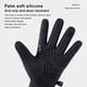 thumbnail image 4 of Guantes de ciclismo Sonducket manopla térmica impermeable azul oscuro L, 4 of 6
