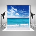 thumbnail image 1 of YUSDECOR 5x7ft Children Photographic Backgrounds Sea Beach Photo Backdrops Backgrounds For Photo Studio, 1 of 3