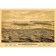 thumbnail image 2 of Bancroft 24x18 Black Ornate Wood Framed with Double Matting Museum Art Print Titled - San Diego California - Bancroft 1876, 2 of 4