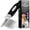 Black, variant on Poodle Pet Dog Dematting Comb Hair Tool with Stainless Steel Safety Blades, Purple