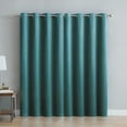 thumbnail image 2 of VCNY Home Agnes Teal Solid Grommet Blackout Curtain Panel,, 2 of 5