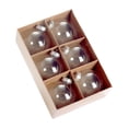 thumbnail image 3 of Bolas de Navidad transparentes, bolas transparentes para decoración, adornos rellenables, bolas para manualidades, fiestas, árboles de Navidad, 8 cm 6 piezas, 3 of 8