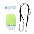 thumbnail image 4 of Mini ventiladores portátiles USB, recargables, eléctricos, sin aspas, de mano, aire acondicionado, ventilador de refrigeración para pestañas (verde) Fason WRMH-378, 4 of 6