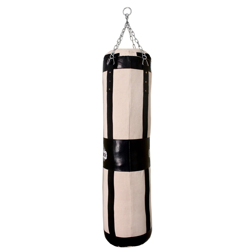 Last Punch Heavy Canvas Boxing Kickboxing Training Fitness Punching Bag w/ chains