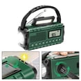 thumbnail image 3 of Hand-Cranked Weather Radio AM/FM Solar Mobile Power Hand-Cranked Charger 10000MA, 3 of 4