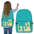 thumbnail image 2 of CoreLiving Ice Cream Backpack Lightweight Hiking Daypack for Women Cute Large Capacity Shoulder Bag with Side Pockets Travel Camping Green, 2 of 10