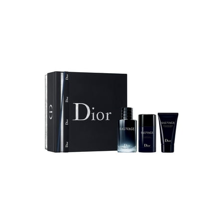 Christian Dior Christian Dior Sauvage 3 Piece Gift Set for Men 3.4 Eau De Toilette 1.7 After Shave 2.6 Deodorant Stick 7.7 Ounce Multi
