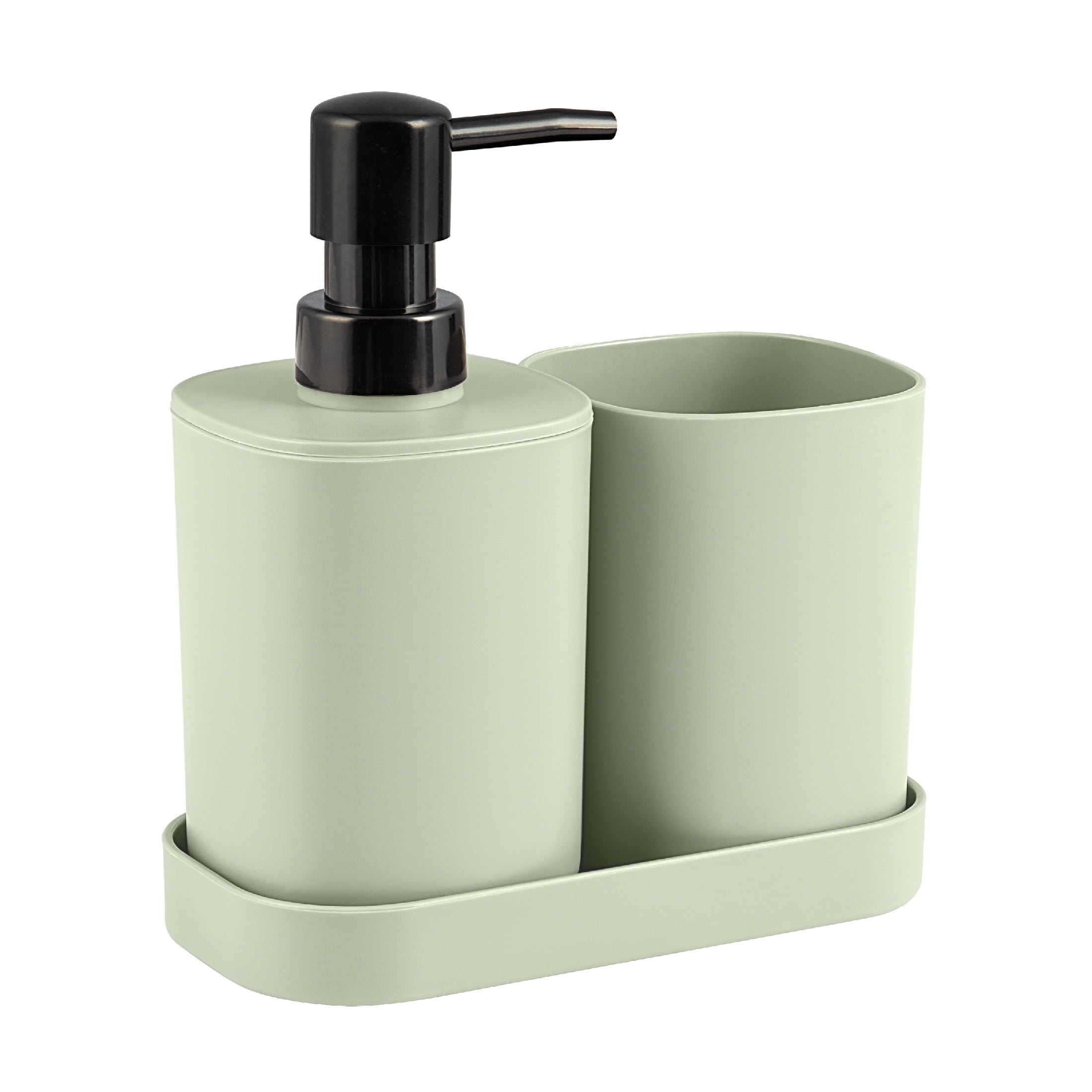 Mainstays 3-Piece Bath Accessory Set, Green