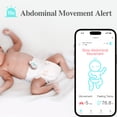 thumbnail image 3 of Sense-U Smart Baby Abdominal Movement Monitor - Tracks Baby's Abdominal Movement, Temperature, Rollover and Sleeping Position for Baby Safety with Instant Audio Alerts on Smartphones, Pink, 3 of 8