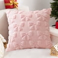thumbnail image 1 of Fundas de almohada navideñas con diseño de árbol de Navidad y copo de nieve | Funda de cojín decorativa suave para sofá, sillón o sillón | Decoración navideña bordada para sala de estar y dormitorio, 1 of 6