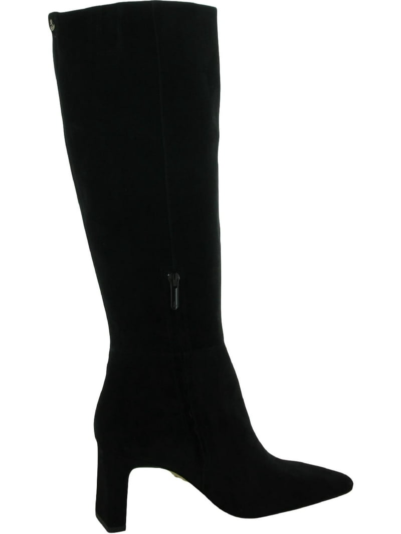 Sam Edelman Women's Sylvia Black Suede Knee High Boot 8.5M