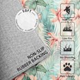 thumbnail image 2 of 2x3 Rug, Tropical Floral Door Mat, Palm Leaf Rug, Flower Leaves Rugs for Entryway, Washable & Non Slip & Soft Low Pile Small Carpet, Indoor Doormat, Tropical Floral Home Decor & Gifts, 2 of 7