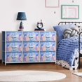 thumbnail image 2 of LLisha Kids Dresser with 9 Drawers - Storage Unit Organizer Chest for Clothes - Bedroom, Kids Room, Nursery, & Closet, 2 of 12